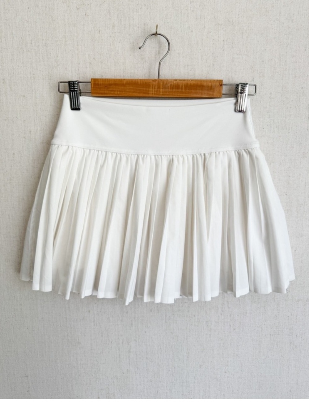 🎾AERIE Offline Pleated Tennis Skort Real Me Athletic White Mini Skirt - Small - Picture 3 of 8